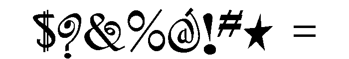 Sniplash Regular Font OTHER CHARS