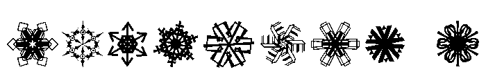 Snowflakes Regular Font OTHER CHARS