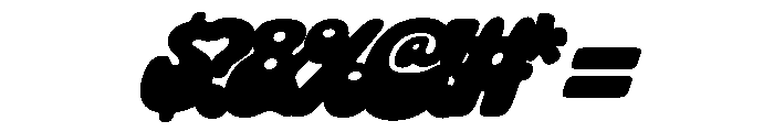 Socko Italic Font OTHER CHARS