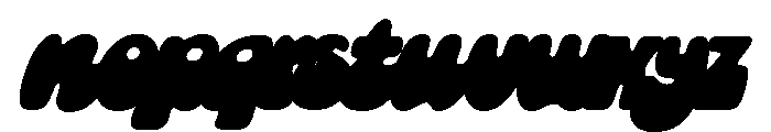 Socko Italic Font LOWERCASE