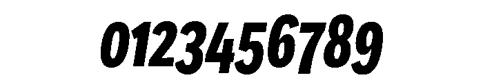 Sofia Comp Extra Bold Italic Font OTHER CHARS