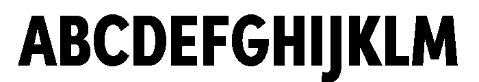 Sofia Comp Heavy Font UPPERCASE