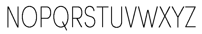 Sofia Comp Regular Font UPPERCASE