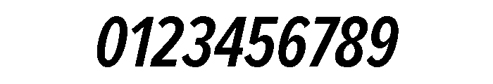 Sofia Comp Semibold Italic Font OTHER CHARS