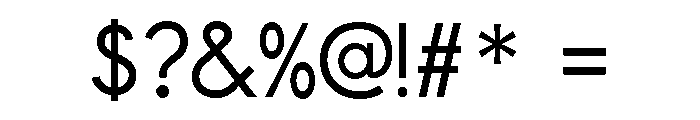 Sofia Condensed Regular Font OTHER CHARS
