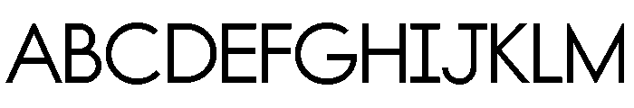 Sofia Condensed Regular Font UPPERCASE