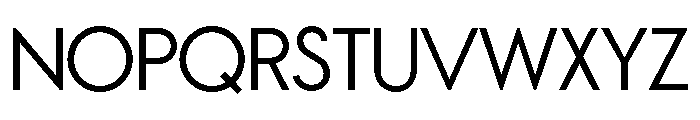 Sofia Condensed Regular Font UPPERCASE
