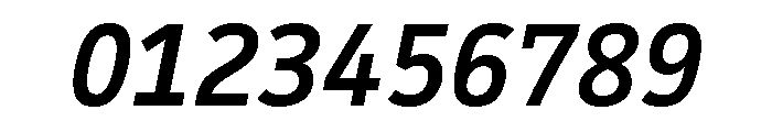 Sofia Condensed Semibold Italic Font OTHER CHARS