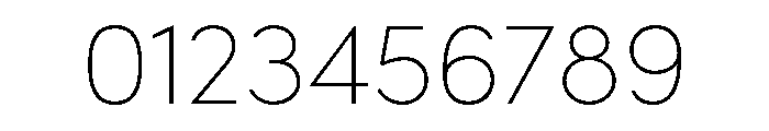 Sofia Condensed Thin Font OTHER CHARS