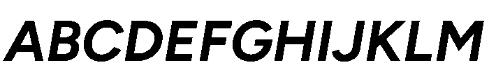 Sofia Narrow Bold Italic Font UPPERCASE