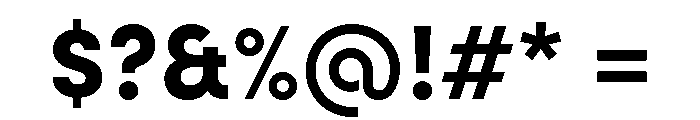 Sofia Narrow Heavy Font OTHER CHARS