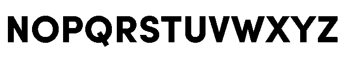 Sofia Narrow Heavy Font UPPERCASE