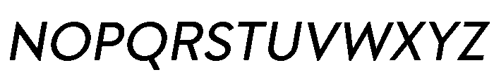 Sofia Narrow Italic Font UPPERCASE