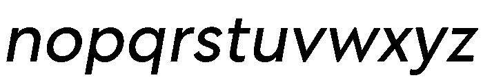 Sofia Narrow Italic Font LOWERCASE