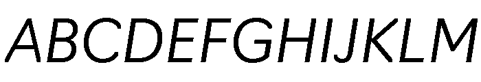 Sofia Narrow Light Italic Font UPPERCASE
