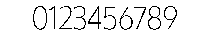 Sofia Narrow Light Font OTHER CHARS