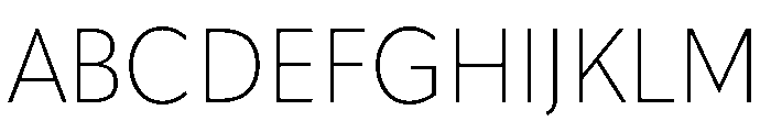 Sofia Narrow Light Font UPPERCASE