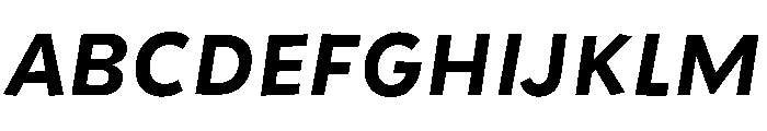 Sofia Narrow Medium Italic Font UPPERCASE