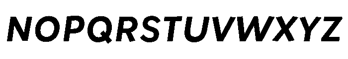 Sofia Narrow Medium Italic Font UPPERCASE