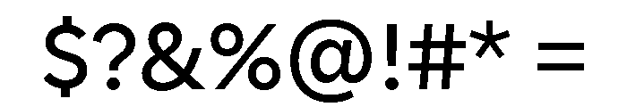 Sofia Narrow Medium Font OTHER CHARS