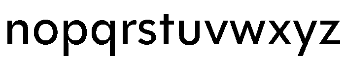 Sofia Narrow Medium Font LOWERCASE
