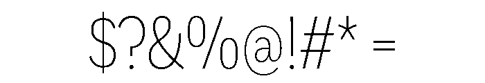 Sofia Pro Condensed Variable Extra Light Font OTHER CHARS