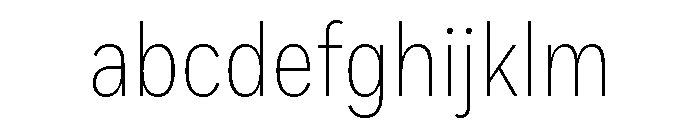 Sofia Pro Condensed Variable Extra Light FONT