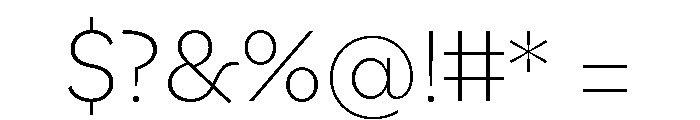 Sofia Pro Variable Extra Light Font OTHER CHARS