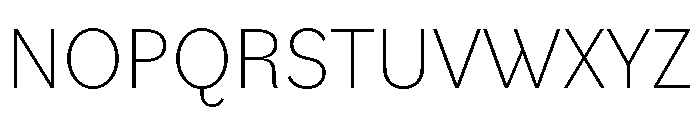 Sofia Pro Variable Extra Light Font UPPERCASE