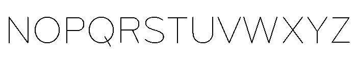 Sofia Pro Variable Light Font UPPERCASE