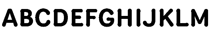 Sofia Soft Bold Font UPPERCASE