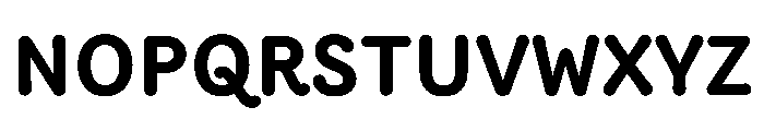 Sofia Soft Bold Font UPPERCASE
