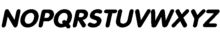 Sofia Soft Italic Font UPPERCASE
