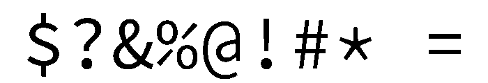 Sofia Soft Regular Font OTHER CHARS