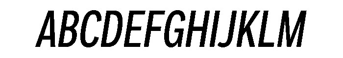 Sole Sans Variable Medium Italic Font UPPERCASE