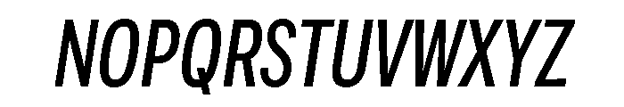 Sole Sans Variable Medium Italic Font UPPERCASE