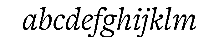 Sole Serif Variable Italic FONT