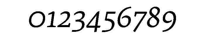 Sole Serif Variable Light Italic Font OTHER CHARS