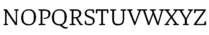 Sole Serif Variable Light Font UPPERCASE