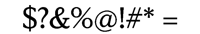 Sole Serif Variable Regular Font OTHER CHARS