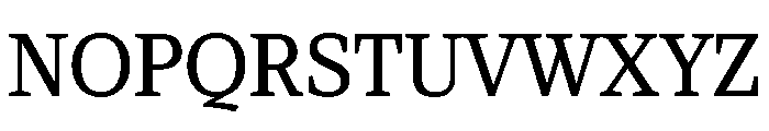 Sole Serif Variable Regular Font UPPERCASE