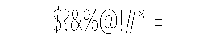 Soprani Variable Extra Light Font OTHER CHARS