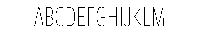 Soprani Variable Extra Light Font UPPERCASE