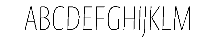 Soprani Variable Thin Italic Font UPPERCASE