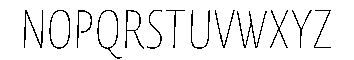 Soprani Variable Thin Italic Font UPPERCASE