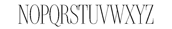 Soprani Variable Thin Font UPPERCASE