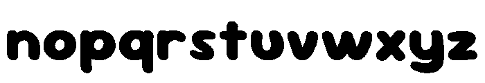 Sour Gummy Black Font LOWERCASE