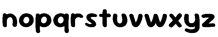 Sour Gummy Bold Font LOWERCASE