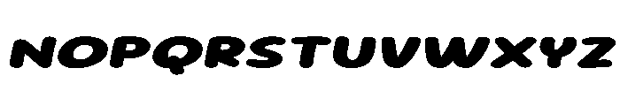 Sour Gummy Expanded Black Italic Font UPPERCASE