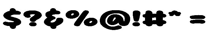 Sour Gummy Expanded Black Font OTHER CHARS